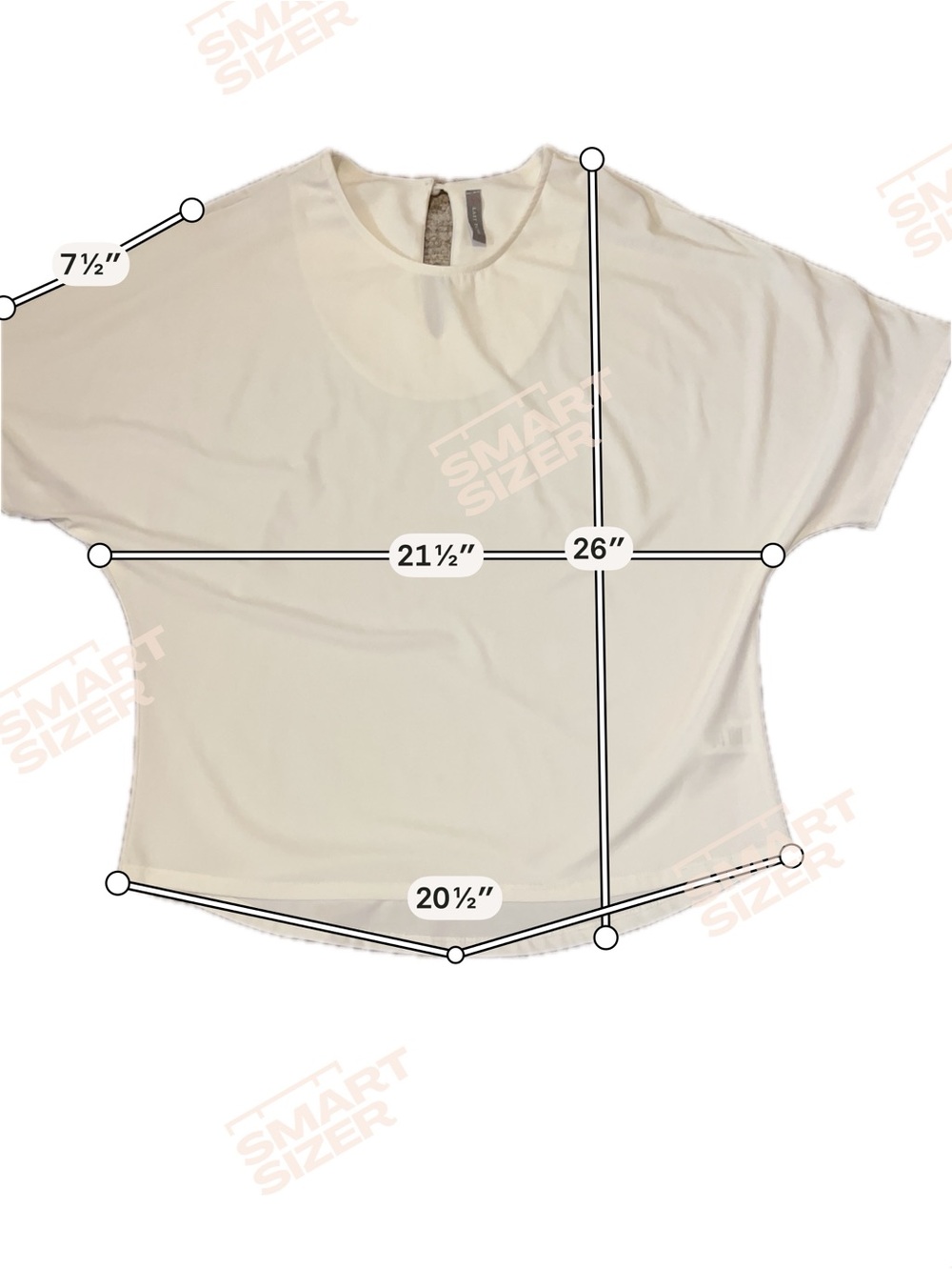Last Tango NWT Cream Top Dolmon Short Sleeve Boat Neck